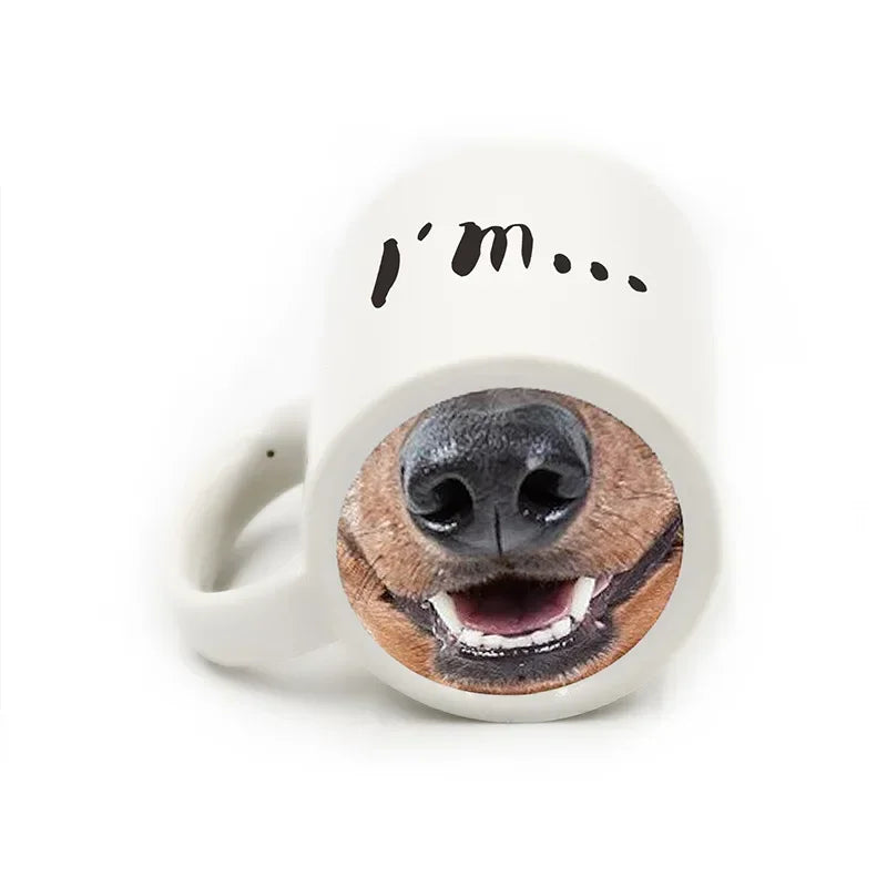 Funny Dog Nose Mug – Hilarious Spoof Coffee Cup