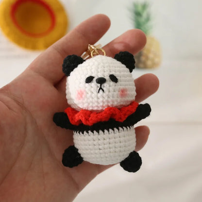 Cute Handmade Crochet Sheep Keychain – Soft Knitted Charm