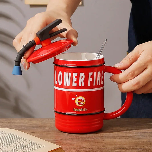 ☕ Funny Fire Extinguisher Mug – Unique Gift for Any Occasion!