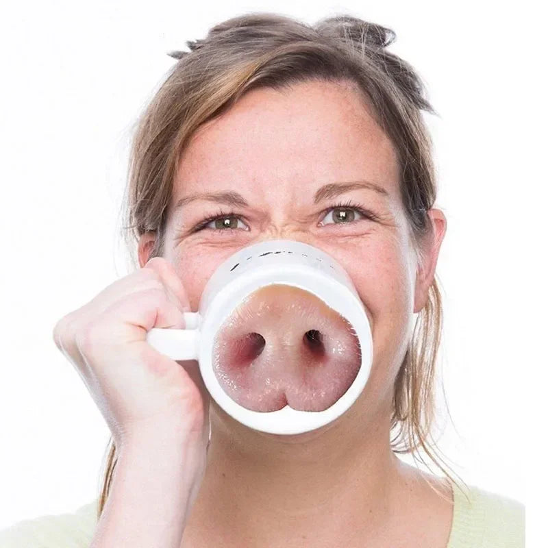 Funny Dog Nose Mug – Hilarious Spoof Coffee Cup