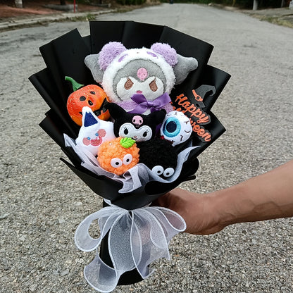 Hello Kitty Crochet Flower Bouquet – Cute Handmade Gift Arrangement