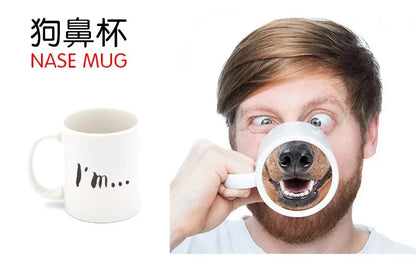 Funny Dog Nose Mug – Hilarious Spoof Coffee Cup