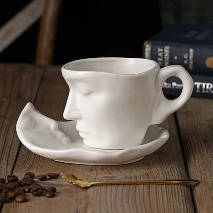 Art-Inspired Kiss Mug – Beautiful Ceramic Gift