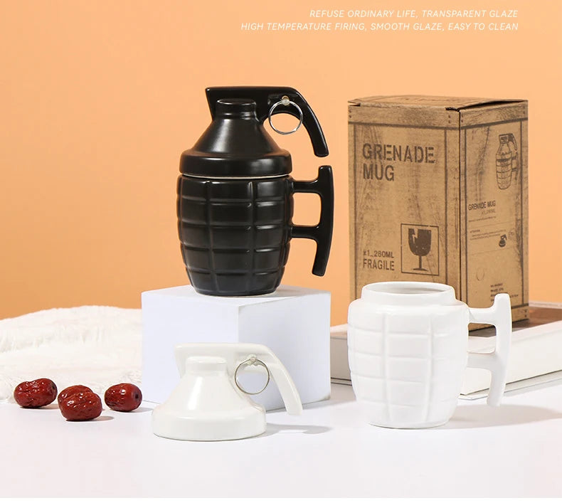 Explosive Grenade Mug – Hilarious Novelty Coffee Cup