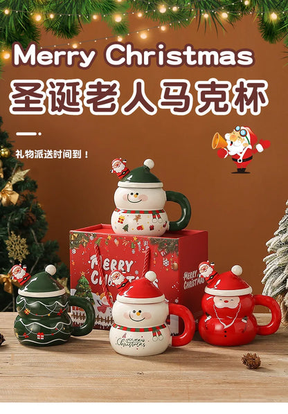 Holiday Coffee Mug Set – Ready-to-Gift Christmas Package