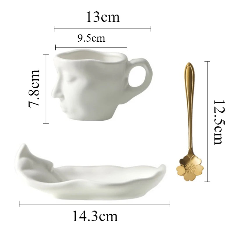 Art-Inspired Kiss Mug – Beautiful Ceramic Gift