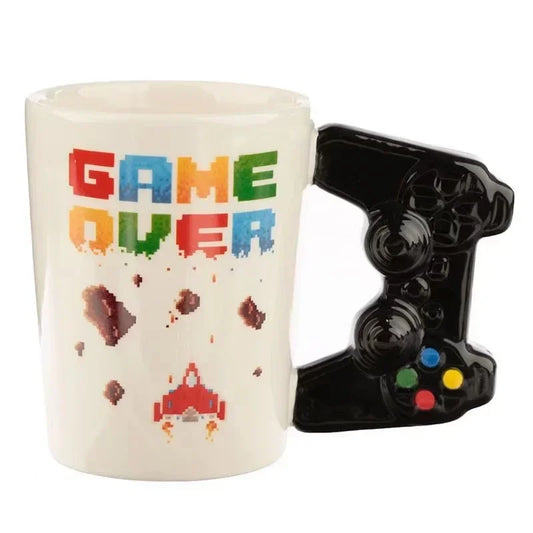Ceramic Mugs Creative 3D Game Over