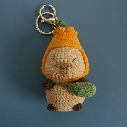 Cute Handmade Crochet Sheep Keychain – Soft Knitted Charm