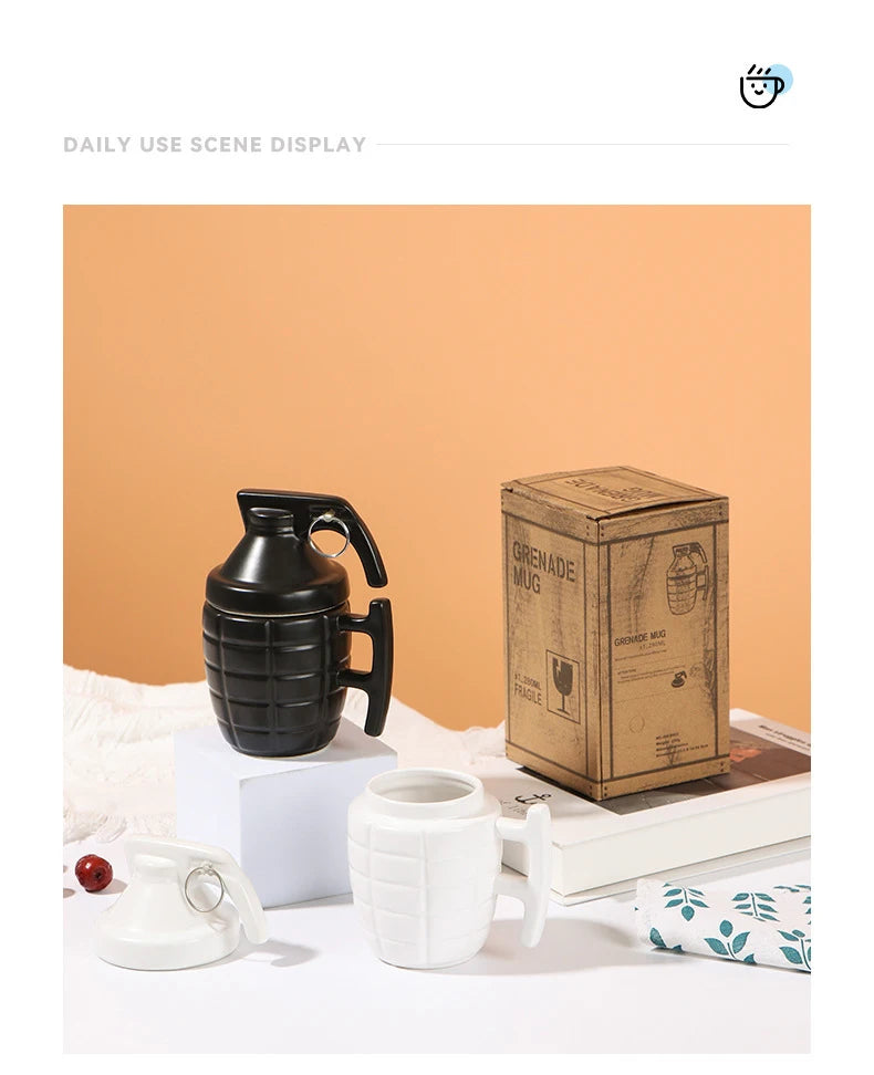Explosive Grenade Mug – Hilarious Novelty Coffee Cup